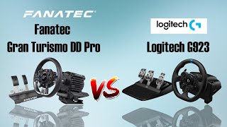 Fanatec Gran Turismo DD Pro vs Logitech G923 Comparison