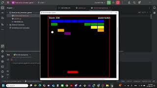 Brick breaker game python