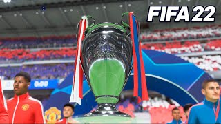 FIFA 22 UEFA CHAMPIONS LEAGUE FINAL - Manchester United vs PSG - PS5 GAMEPLAY
