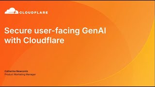 Protect AI-powered apps with Cloudflare Firewall for AI.