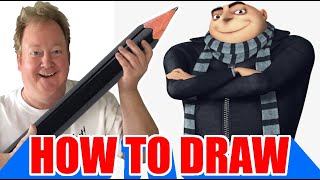 Draw GRU from Despicable Me