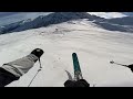 raw pov skiing silvretta montafon first lines at low tide 4. dec. 24