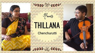 Chenchurutti Thillana | Ft. Krithika Natarajan \u0026 Rajeev Mukundan | Lalgudi Jayaraman