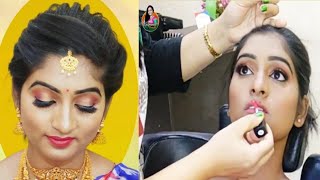 Bridal Makeup Step By Step | Easy Bridal Makeup | Indian Bridal Makeup | Dusky Skin Bridal Make up