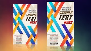 CorelDraw x7 Tutorial - How to Make Professional  Flyer Design Best idea By AS GRAPHICS