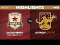 4.22.2023 | Sacramento Republic FC vs. Detroit City FC - Game Highlights