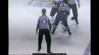 ECHL fight - Riley Emmerson vs Danick Paquette 03/16/12