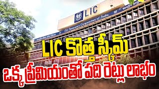 LIC కొత్త స్కీమ్ ఒక్క ప్రీమియంతో పది రెట్లు లాభం | LIC | To The Point | hmtv