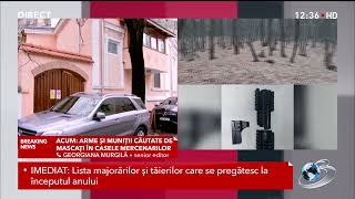 Percheziții la mercenarii lui Horațiu Potra: ar fi fost găsit un depozit de arme