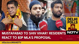 Mustafabad Election News | Will Mustafabad Be Renamed Shiv Puri? What BJP MLA Proposed