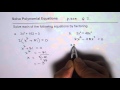 Factor to Solve Polynomial Equations with Radical Solutions