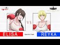 ELISA VS REYKA  || CHAMBOXHIP -QUARTER FINAL MATCH #1 || FEMALE BOXING'S ART