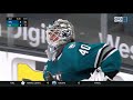 jordan binnington goes after multiple sharks players including dubnyk after being pulled from game