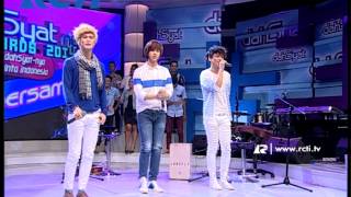 Dahsyat 17 Jan 2014 - Lunafly Boy Band (Cantik Kahitna)