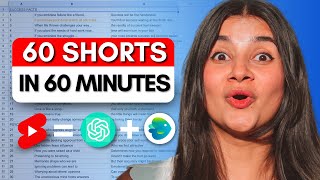 I made 60 YouTube shorts in 60 mins with just 2 AI tools