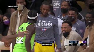 Pat Beverley Talking sh*t To Rajon Rondo | Lakers vs Timberwolves | NBA Season 2021-22