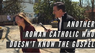 Another Roman Catholic who doesn't know the Gospel
