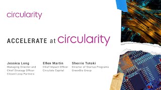 Accelerate at Circularity: Fast-Pitch Competition