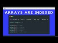 Capture Collections of Data with Arrays: Array Indices--The Modern JavaScript Bootcamp