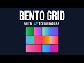 Create a Bento Grid using React & Tailwind in 10 Minutes