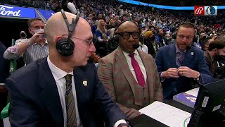 NBA Commissioner Adam Silver Joins the Broadcast