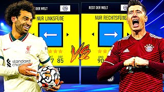 BESTE LINKSFÜßE GEGEN RECHTSFÜßE !!! ⬅️🆚➡️ FIFA 22 Karrieremodus Experiment