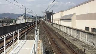 JR西日本287系特急きのさき10号円町駅通過