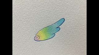 コピックで虹色を描いてみた【お茶助】