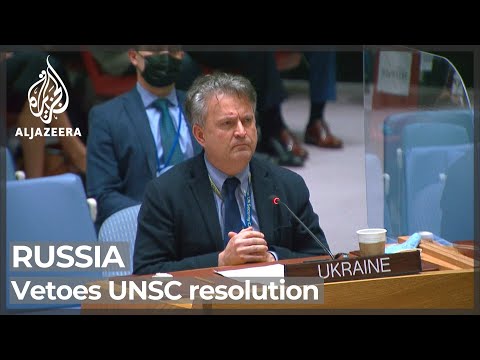 Russia Vetoes UNSC Action On Ukraine, China Abstains - YouTube