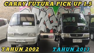 Suzuki Carry Futura pick up 1.5 tahun 2002 dan 2013 siap kerja #carrypickup #carryfutura #pickup