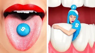 ¡SI TU COMIDA FUERA UNA PERSONA! || Desafíos graciosos de cambio de cuerpo por 123 GO! GOLD