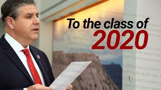 A Graduation Letter to the Class of 2020