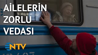 @NTV Aileler gözyaşları içinde vedalaşıyor