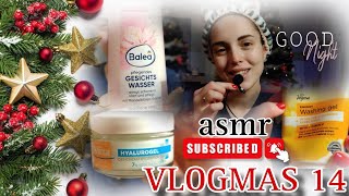 Vlogmas 14🎄 Asmr #skincare po prvi put - Video za laku noc😴