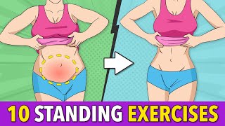 Top 10 Standing Abs: Eliminate Abdominal Fat with Zero Impact Exercises