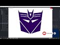 Transformers - Decepticons Logo using Python | Turtle Graphics