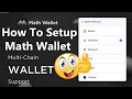 How To Setup Math Wallet | Multi coin Wallet Tutorial | Crypto Info