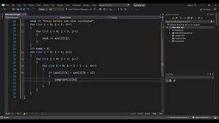 C++ program to perform row wise sorting of matrix | 2D Arrays | C++