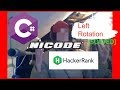 Hacker Rank C# Challenge: Left Rotation