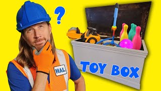 Explore the Toy Box with Handyman Hal | Construction Toys for Kids