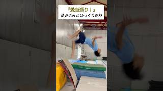 【教室風景】壁宙返り✨ #shorts #体操 #gymnast #acrobatics