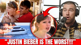 Travis Kelce REACTS To Taylor Swift Punk'd Episode By Justin Bieber