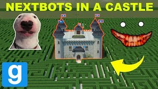 SCARY NEXTBOTS IN A CASTLE! - Garry's mod Sandbox