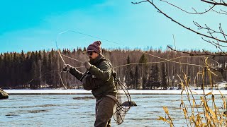 Sumarikalassa Keski-Suomen koskilla - Keihärinkoski 7.4.2023