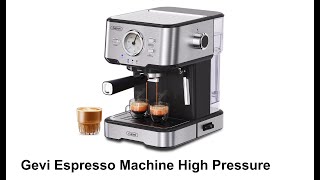 Gevi Espresso Machine Review: Compact, High Pressure \u0026 Automatic Coffee Maker for Home