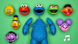 🎵Build: 🚪Sesame Street|🍪Cookie Monster|👀Elmo|Big Bird|Satisfying beat building|Speed build|Model Kit