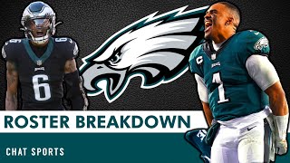 Philadelphia Eagles Depth Chart UPDATES After NFL Roster Cuts & Before NFL Week 1 vs. Patriots