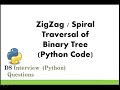 Binary Tree Zigzag Level Order Traversal | Leetcode -103