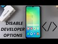 How To Disable Developer Options On Samsung Galaxy A06