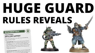 MASSIVE Guard Rules Reveals - Detachment Rules for Siege Regiment + Recon Element Unveiled...